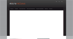 Desktop Screenshot of microrelleus.com